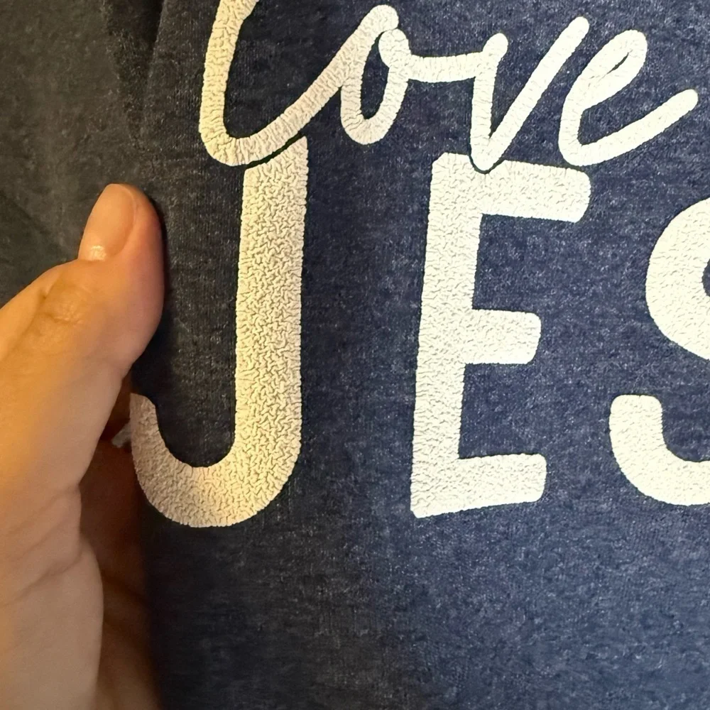 Navy Blue 'Love Like Jesus' Sweatshirt
